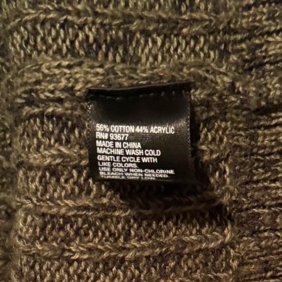 A New Day Sz XL Olive Green Turtleneck Sweater dress w/ long sleeves. Great cond - Picture 8 of 9